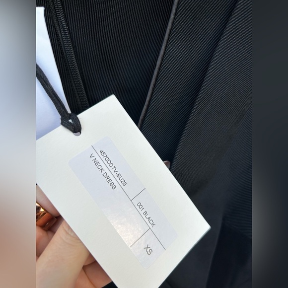 CO V Neck Maxi Dress in Black New With Tags! - Picture 8 of 12